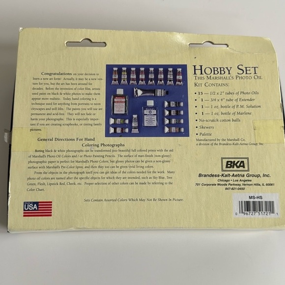 Marshall’s Photo Coloring System Oil Kit NEW - Picture 2 of 3